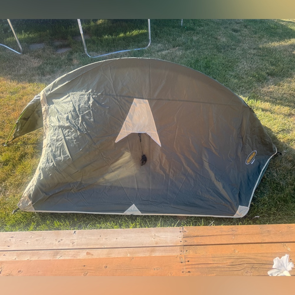 ASolo Micron 2 single person packable Green Dome Tent